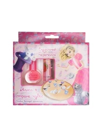 АЛИСА В СТРАНЕ ЧУДЕС Сказочный Переполох (Лак д/ногтей 5мл+Бальзам д/губ 3,5г)