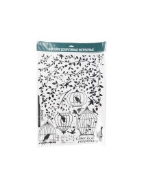 Наклейки декоративные интерьерные "Пение птиц", 50*70 см