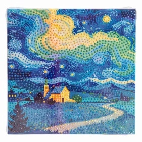 Алмазная мозаика на подрамнике, 20*20 см, артикул  ML-2226
