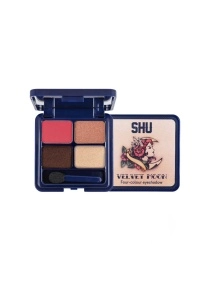 Тени Четырехцветные Для Век Velvet Moon Марки Shu №155 Красный Нюд