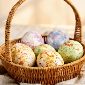 Набор пасхальный декоративный, 6 шт., 4*6 см (PD0559)