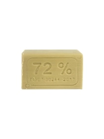 Мыло хозяйственное твердое  72%, 200г."флоу-пак"