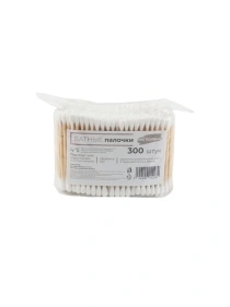 Ватные палочки ЧИСТЮЛИНО 300 штук (PK897)