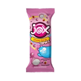 Жевательное драже «JOX MINIES» со вкусом клубники 12г/24