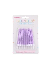 Набор свечей для торта "Блеск", 8 шт (108421681)