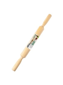 Скалка с ручками, 420×36×36, массив дерева