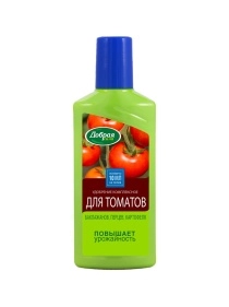 Добрая сила Жидкое органо-минеральное удобрение для томатов, баклажанов, перцев, фл. 250 мл