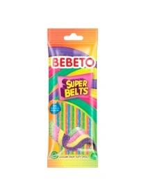 Жевательные конфеты ВЕВЕТО SUPER BELTS со вкусом тутти-фрутти 75г