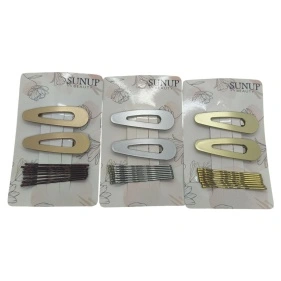 Набор заколок для волос Sunup beauty, 10 шт., 5 см, микс  (ML-3323-2)
