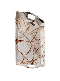 Поднос сервировочный "Мрамор",  37*23*3 см (ML-1883)