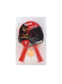 Набор для настольного тенниса (ракетка - 2 шт, шарик - 3 шт) (PK934)