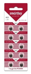 Батарейка часовая Smartbuy AG3-10B (200/2000) (SBBB-AG3-10B)
