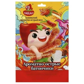 Снеки пшен. со вк. «Хунаньский ароматно-острый вкус» форма «Батончики», 40 г