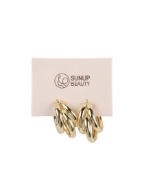 Серьги "Triple", 2 см (PZ107)