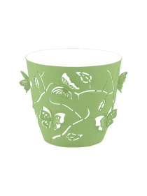 Горшок для цветов Plast Team Butterflies 0,7 л D115 мм круглый 115х115х105 мм