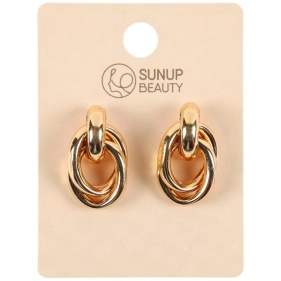 Серьги "Metallic", 2 см (DY-568)