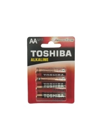 Элемент питания TOSHIBA LR-06 AA BP-4 Alkaline GCA, 4 шт