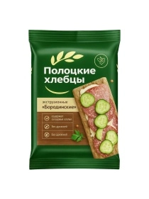 Хлебцы "Полоцкие" экструзионные "Бородинские" 80г