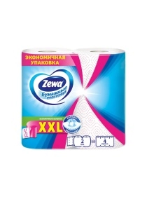 Полотенца Zewa XXL 2слойные кухонные Декор, 2 рул