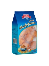 Мини-маффины с начинкой Вареная сгущенка 366г