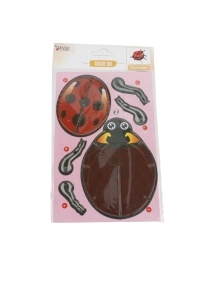 Пазл 3D "Божья коровка", бумага