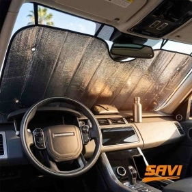 Экран солнцезащитный на лобовое стекло, 125*59 см (DX-409)