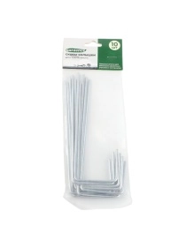 Скобы-колышки для крепления, 10 шт, 15*5*4 см*3 мм (PD0811)