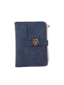 Кошелек женский на кнопке, 12*8,5 см