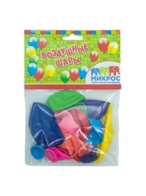 Набор шаров "Пастель", 25 см, 10 шт.