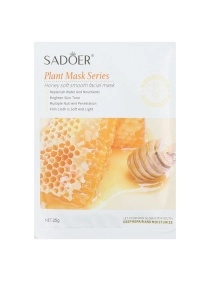SADOER Маска тканевая для лица, 25 мл (мед) арт. KRE0312007-2