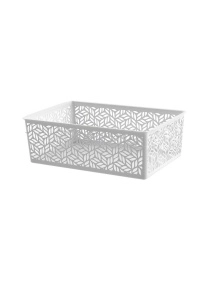 Корзинка универсальная "Linden" 4,3л, 290х190х95мм (светло-серый)