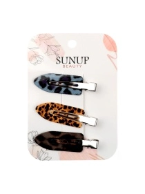 Набор заколок "Пятнышки", 3 шт, 6*2 см (PX0755)