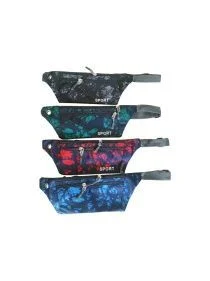 Сумка на пояс для документов и телефона "Ультрамарин - Street sports",микс 4 цвета, 34*11,5*19,5см