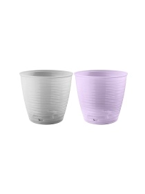 Горшок для орхидей "Saffron" D146мм, 1,5л с поддоном (микс)