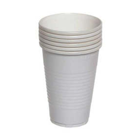 Стакан 200 мл белый 6 шт.