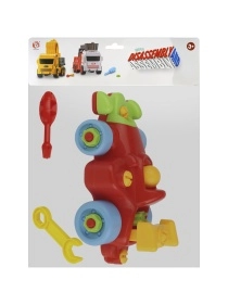 Конструктор пластик.Автомобиль (в пакете)