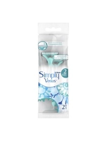 SIMPLY VENUS 2 Бритвы одноразовые для женщин 2шт