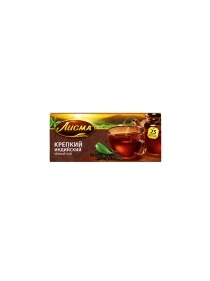 Чай Лисма Крепкий brown 25 пак.