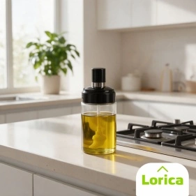 Бутылка для масла с кисточкой, 15,5*6,5 см