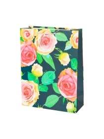 Пакет подарочный "Цветочный сад", 40*30*12 см