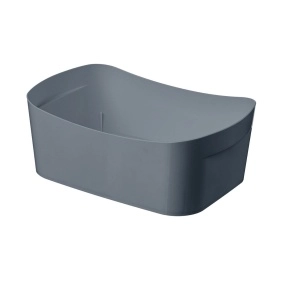 Корзинка универсальная "Poplar" 2,7л, 240х165х90мм (серый)