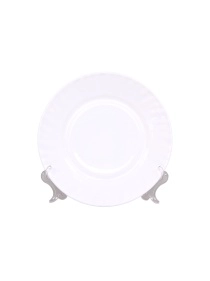 Тарелка мелкая гладкий край 20 см Белье