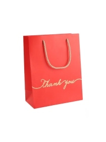 Пакет подарочный "Thank you", 19,5*9,5*24,5 см (PI0681-1)