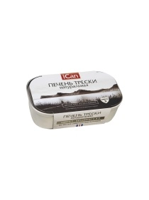 Печень трески натуральная ТМ "ICAN" 115 г
