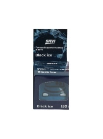 Ароматизатор в авто SAVI гелевый, 150 г, Black ice (артикул K24103101-4)