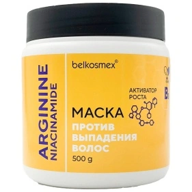 Маска против выпадения волос ARGININE NIACINAMIDE 500 г