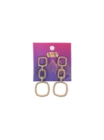 Серьги "Party Queen-18", 2,5*7 см