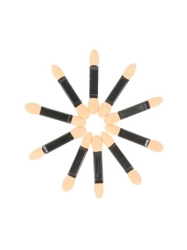 Набор двусторонних аппликаторов для теней (10 шт.), 5,3 см