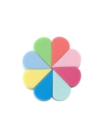 Спонж для макияжа "Лепесток", 8 шт, 8*2 см