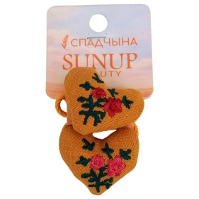 Набор резинок для волос "Спадчына", Sunup beauty, 2 шт, 5 см, микс (R260210145)